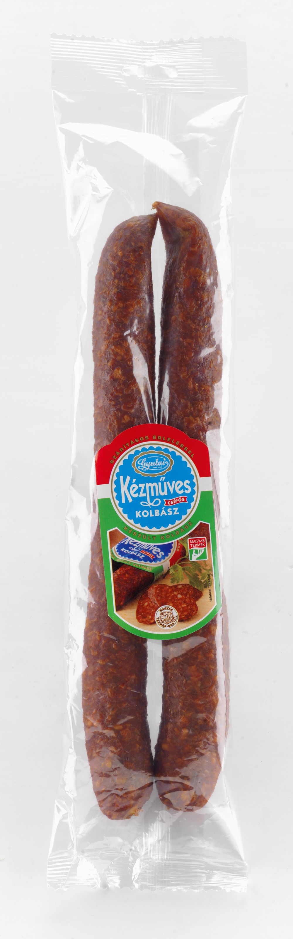 Gyulai kézműves csípős vékony kolbász 400 g